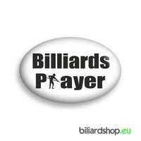 Kép 1/2 - BILLIARDS PLAYER kitűző