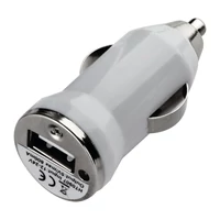 Kép 3/3 - Utazó szett - autós USB töltővel és 2200 mAh power, fehér