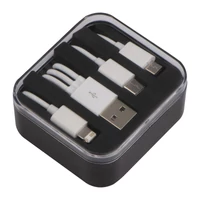Kép 1/3 - USB töltőkábel dobozban, fekete