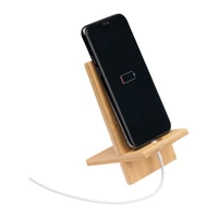 Kép 1/3 - Bambusz mobiltelefon tartó, bézs