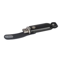 Kép 1/3 - USB Stick with leather cover 4GB, fekete