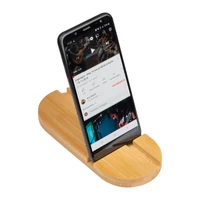 Kép 3/3 - Bambusz tablet és mobiltelefon tartó, bézs