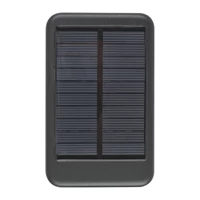 Kép 1/3 - Napelemes power bank 4000 mAh, fekete