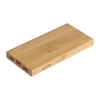 Kép 2/3 - Bambusz power bank 8000 mAh, bézs