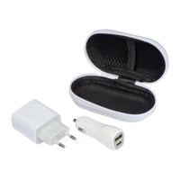 Kép 2/3 - USB + C-Type utazó szett, fehér