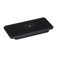 Kép 2/3 - Vezetéknélküli töltő és power bank, 8000 mAh, bézs