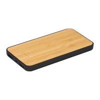 Kép 1/3 - Vezetéknélküli töltő és power bank, 8000 mAh, bézs