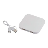 Kép 1/3 - Vezeték nélküli töltő 2 USB-porttal, fehér