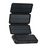 Kép 2/3 - 20000 mAh napelemes power bank, fekete