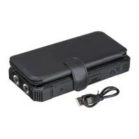 Kép 1/3 - 20000 mAh napelemes power bank, fekete