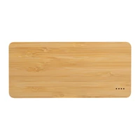 Kép 3/3 - Bambusz power bank 20,000 mAH, bézs