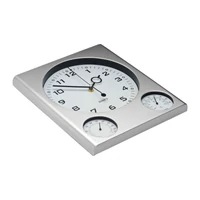 Kép 1/3 - SILVER műanyag falióra, szürke