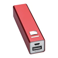 Kép 2/3 - 2200 mAh power bank fémből, piros