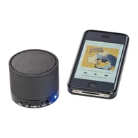 Kép 1/3 - Fém bluetooth hangszóró, fekete