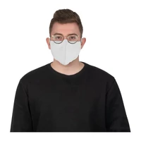 Kép 2/3 - Pamut arcmaszk, Oeko-Tex, fehér