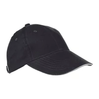 Kép 1/3 - SANDWICH baseball sapka, 6 panel, fekete