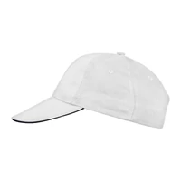 Kép 2/3 - SANDWICH baseball sapka, 6 panel, fehér