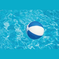 Kép 3/3 - Felfújható PVC strandlabda, kék