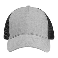 Kép 2/3 - Hálós baseball sapka, 6 panel, fekete