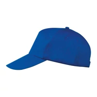 Kép 3/3 - Vászon baseball sapka, 5 panel, kék
