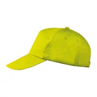 Kép 3/3 - Vászon baseball sapka, 5 panel, világos zöld