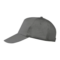 Kép 3/3 - Vászon baseball sapka, 5 panel, ezüst