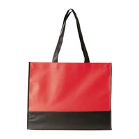 Kép 2/2 - Non-woven bevásárlótáska, piros