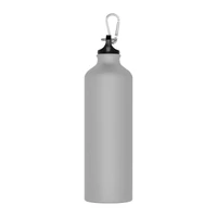 Kép 3/3 - Nagy ivópalack karabinerrel, 800 ml, szürke