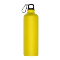 Kép 2/3 - Nagy ivópalack karabinerrel, 800 ml, sárga