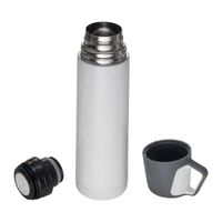 Kép 1/3 - Rozsdamentes acél termosz, 500 ml, fehér