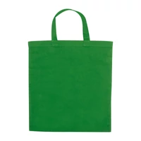 Kép 2/2 - Színes, rövid fülű OEKO-TEX pamut vászontáska,140g, zöld