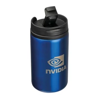 Kép 3/3 - Fém termoszbögre, 250 ml, kék