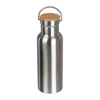 Kép 1/3 - Rozsdamentes acél termosz, 500 ml, szürke