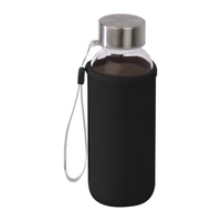 Kép 1/3 - Ivópalack neoprén tokban, 300 ml, fekete