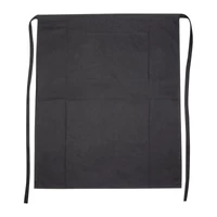 Kép 1/3 - Szakácskötény 180g, OEKO-TEX, fekete