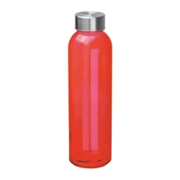 Kép 1/3 - Üveg ivópalack, 500 ml, piros