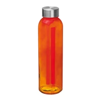 Kép 1/3 - Üveg ivópalack, 500 ml, narancssárga
