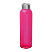 Kép 1/3 - Üveg ivópalack, 500 ml, rózsaszín