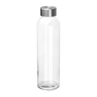Kép 1/3 - Üveg ivópalack, 500 ml, áttetsző