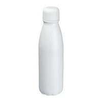 Kép 1/3 - Alumínium ivópalack, 600 ml, fehér