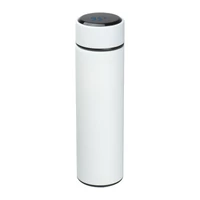 Kép 1/3 - Hőmérséklet kijelzős termosz, 450 ml, fehér