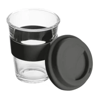 Kép 2/3 - Üvegpohár, 300 ml, fekete
