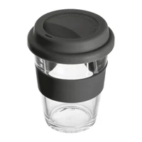 Kép 1/3 - Üvegpohár, 300 ml, fekete