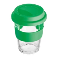 Kép 1/3 - Üvegpohár, 300 ml, zöld