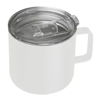 Kép 1/3 - Rozsdamentes acél termoszbögre, 300 ml, fehér