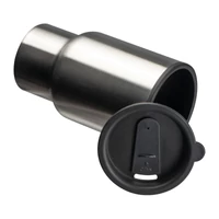 Kép 2/3 - Rozsdamentes acél bögre USB csatlakozóval, 400 ml, szürke