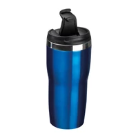 Kép 3/3 - Duplafalú rozsdamentes acél termoszbögre, 480 ml, kék