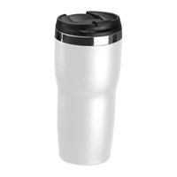 Kép 1/3 - Duplafalú rozsdamentes acél termoszbögre, 480 ml, fehér