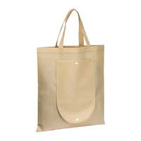 Kép 2/3 - Non-woven összecsukható táska, bézs