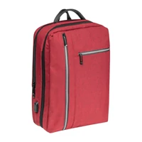 Kép 1/3 - Vízálló laptop hátizsák, bordó
